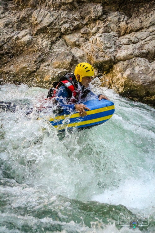 photo hydrospeed nage eau vive verdon